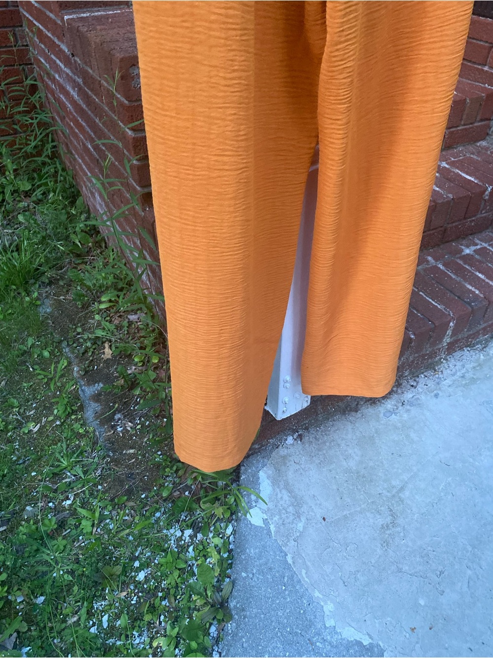 Cato Women's Rust/Terracotta Elastic Waist Crepe Palazzo Dress Pants Size XL - Picture 9 of 15